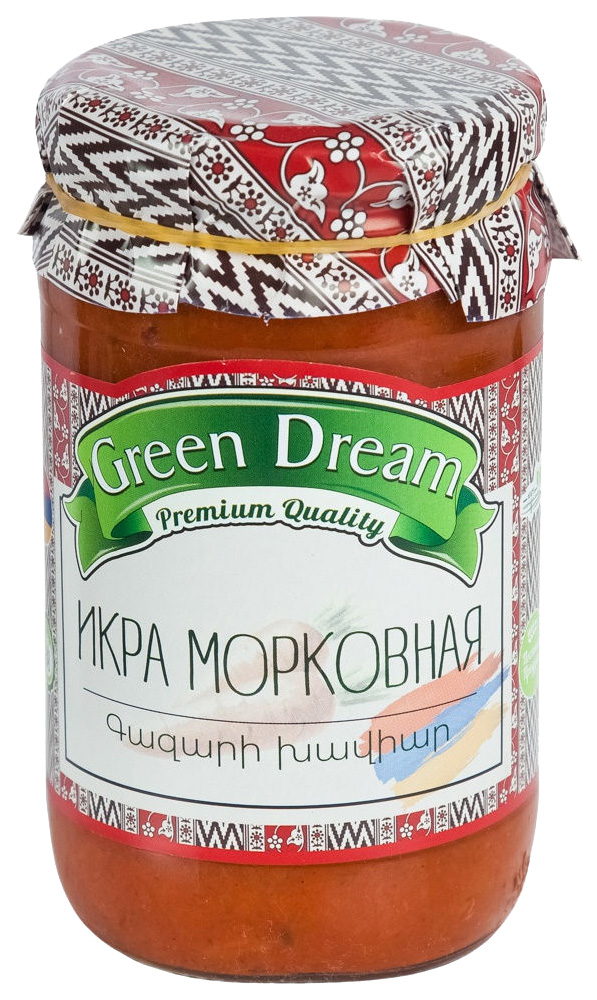 

Икра Green Dream морковная 380г