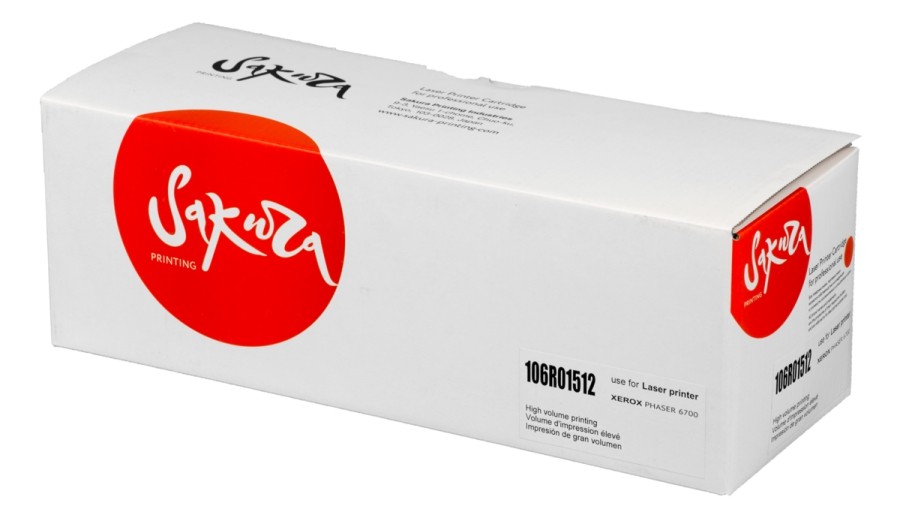 

Картридж для лазерного принтера SAKURA 106R01512 (SA106R01512) пурпурный, совместимый, 106R01512