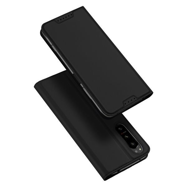 

Чехол книжка для Sony Xperia 5 III, Dux Ducis, черный, Sony Xperia 5 III DD