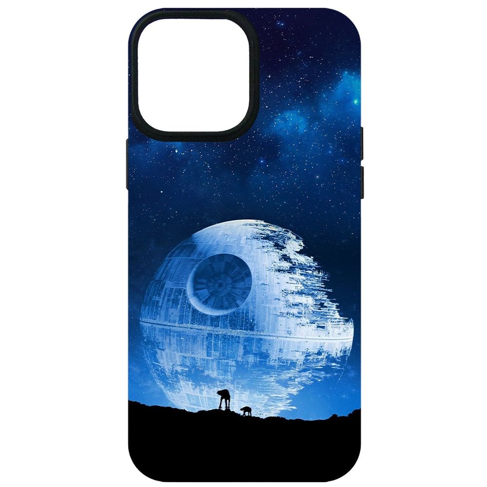 

Чехол-накладка Soft Case Звездные Войны. Звезда смерти для iPhone 13 Pro Max черный