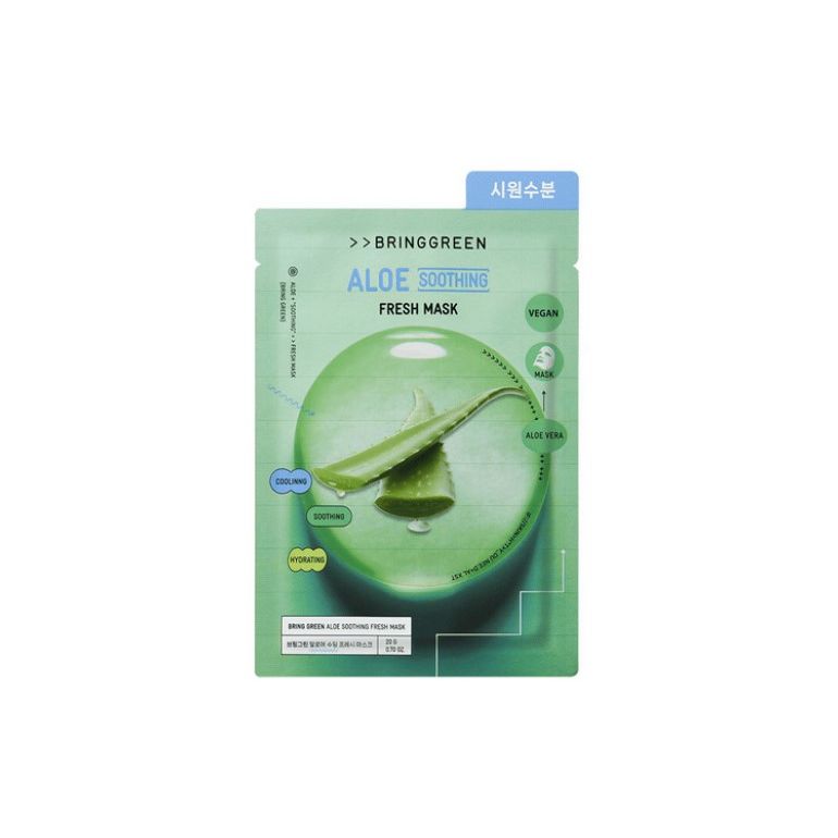 Маска тканевая для лица Bring Green Aloe Soothing Fresh Mask с экстрактом алоэ 20 г 199₽