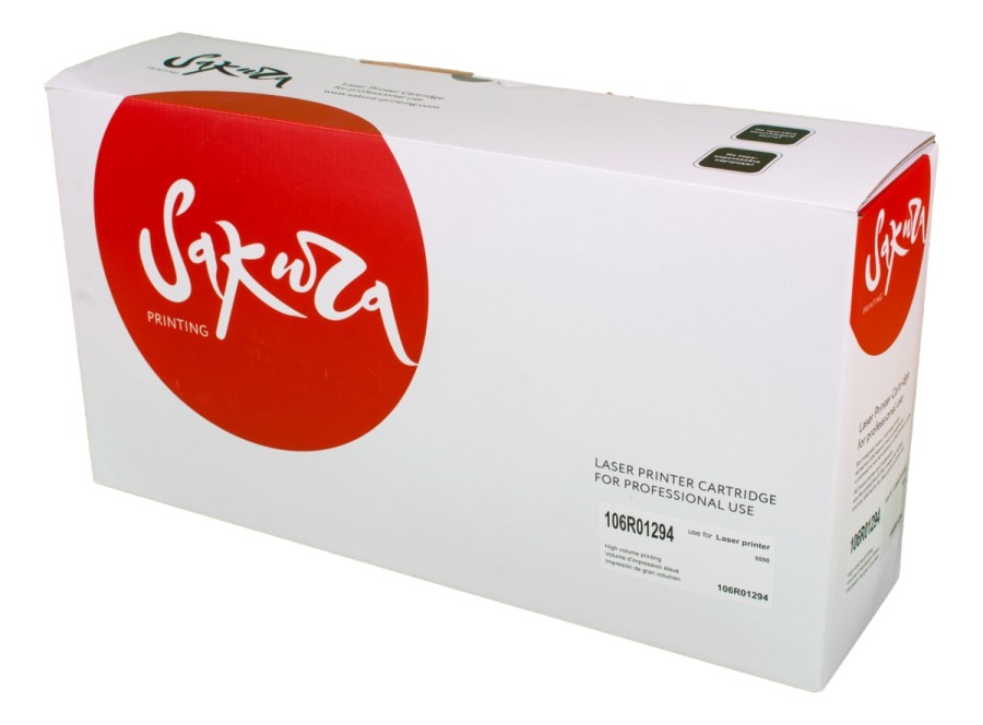 Картридж для лазерного принтера SAKURA 106R01294 (SA106R01294) черный, совместимый