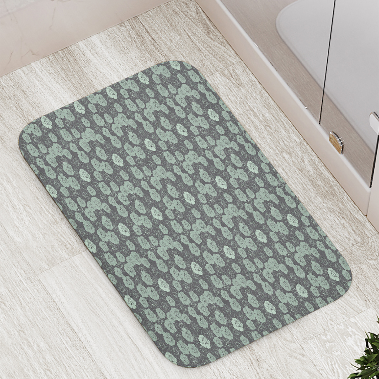 

Коврики для ванной и туалета bath_97567 Пастельные и контурные розы JoyArty, Пастельные и контурные розы