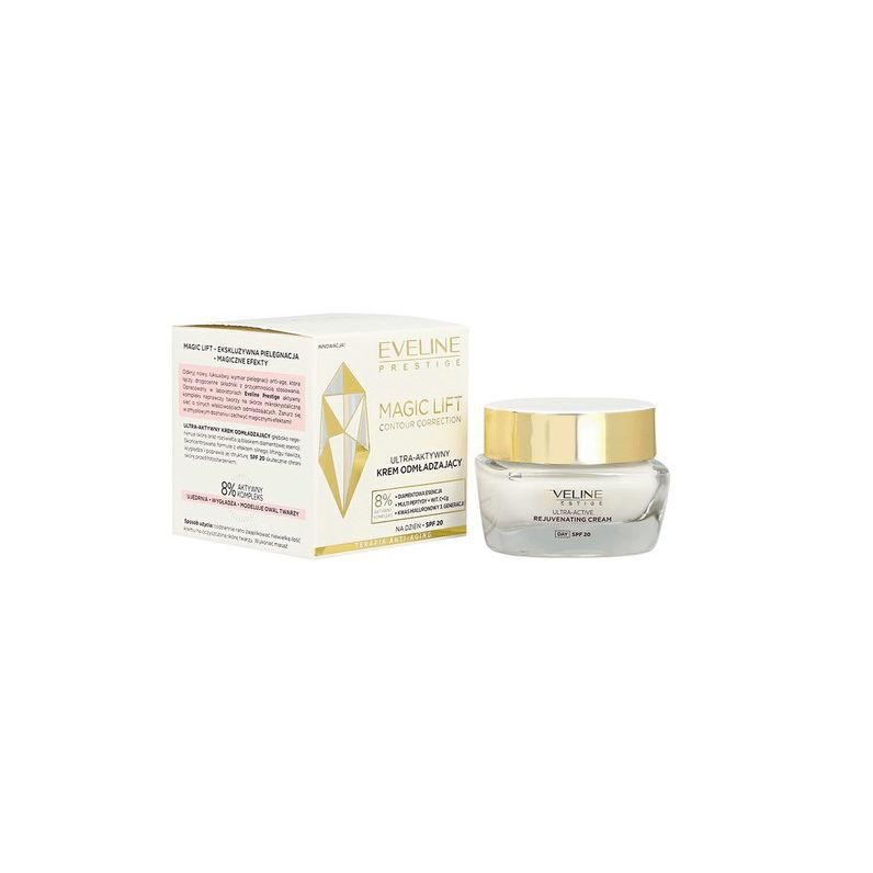 

Крем для лица Eveline Magic Lift Ultra-Active Rejuvenating Day Cream дневной SPF 20 50 мл