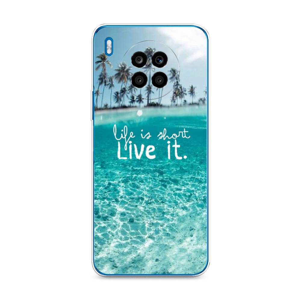 

Чехол Awog на Honor 50 Lite "Live it", Розовый, 6106450-7