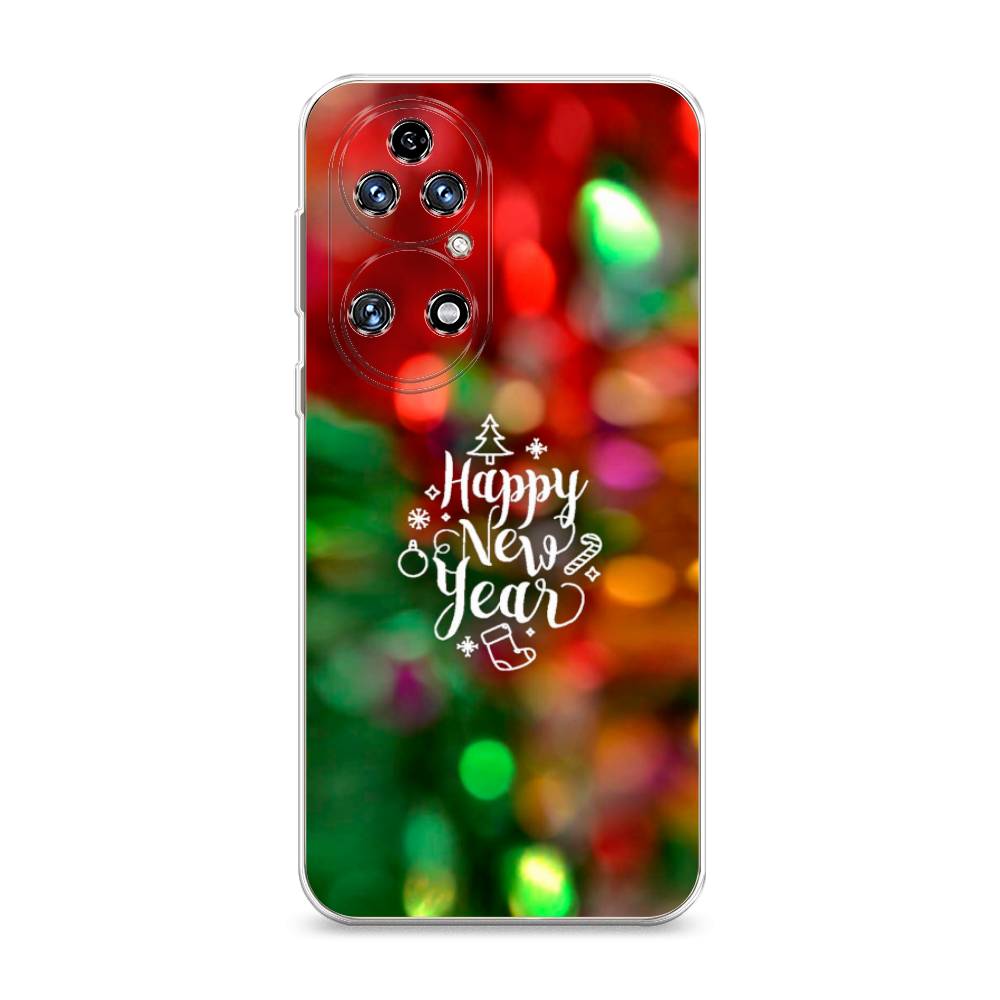 

Чехол на Huawei P50 "Новый Год на елке", Зеленый;красный;желтый, 6104950-5