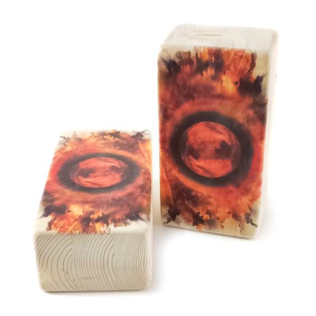 Кирпич для йоги Bodhi Elements Collection 23x11x8 см, fire