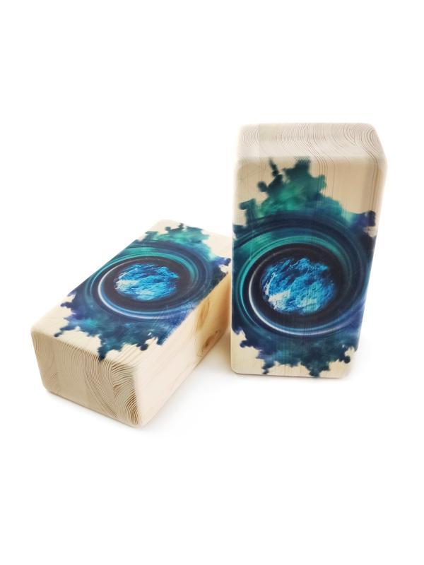 Кирпич для йоги Bodhi Elements Collection 23x11x8 см, water