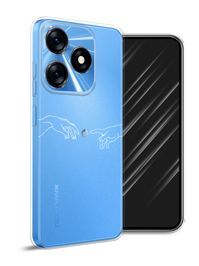 

Чехол Awog на Tecno Spark 10 "Загрузка творения", Белый;серый;прозрачный, 303650-10