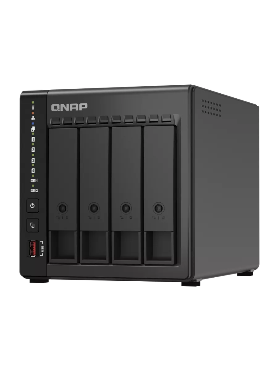 

Сетевое хранилище данных QNAP TS-464C2-8G черный (TS-464C2-8G), TS-464C2-8G