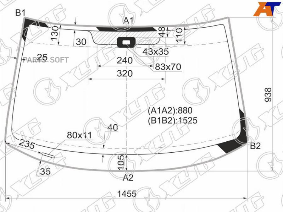 

Стекло Лобовое + Дд Skoda Yeti 09-15 XYG YETIVCSYLFWX