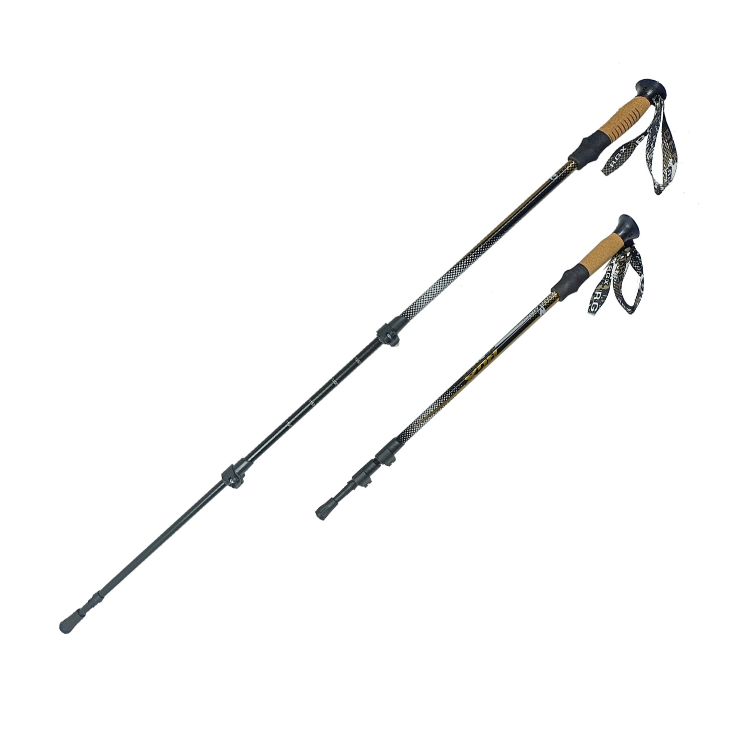 

Палки треккинговые Rgx Tfg-107 (65-135см.) (65-135 см.), Черный;коричневый, Tfg-107