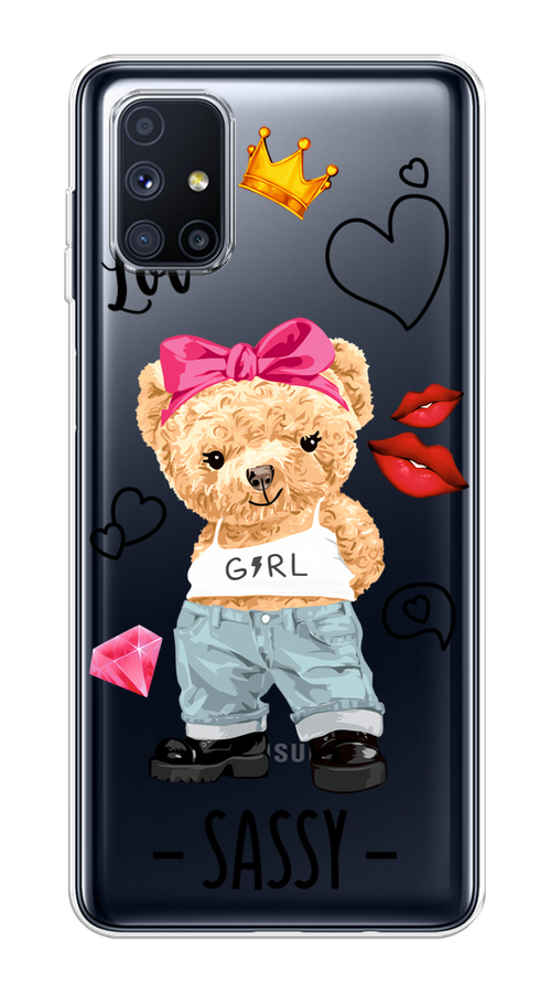 

Чехол на Samsung Galaxy M51 "Sugar Mommy", Голубой;белый;розовый, 2101550-6