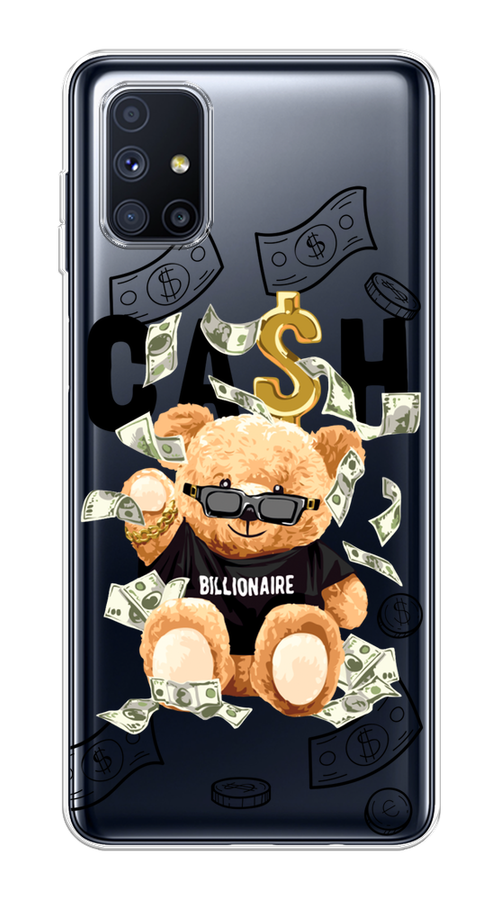 

Чехол на Samsung Galaxy M51 "Big cash", Черный;серый;бежевый, 2101550-6