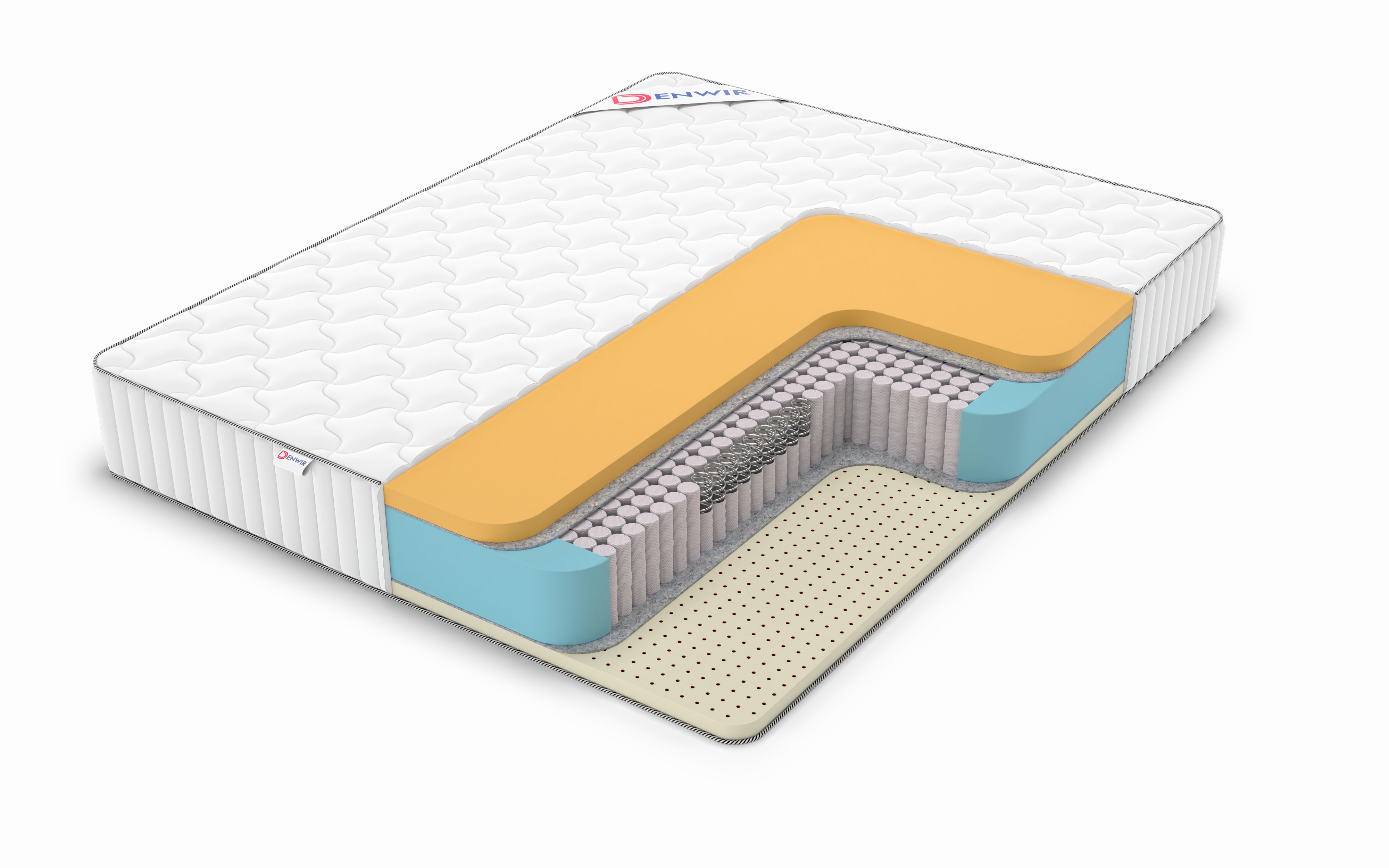 

Матрас пружинный Denwir CLASSIC MEMO SOFT PLUS S1000 150х195, 24 см, Белый, CLASSIC MEMO SOFT PLUS S1000