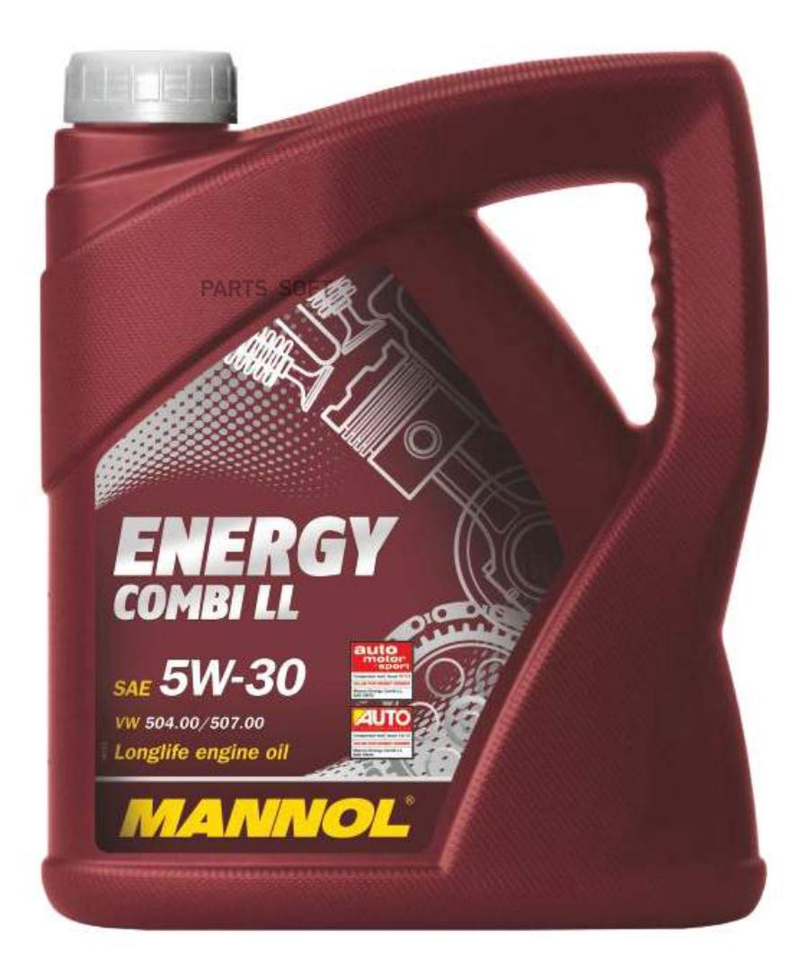 

Моторное масло Mannol синтетическое Energy Combi Ll Vw 504 00/507 00 5W30 4л