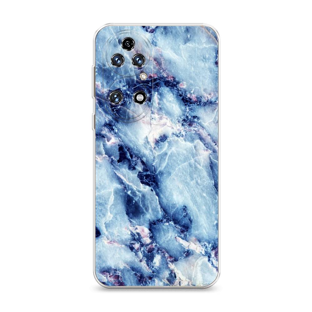 

Чехол на Huawei P50 "Мрамор с синими прожилками", Синий, 6104950-3