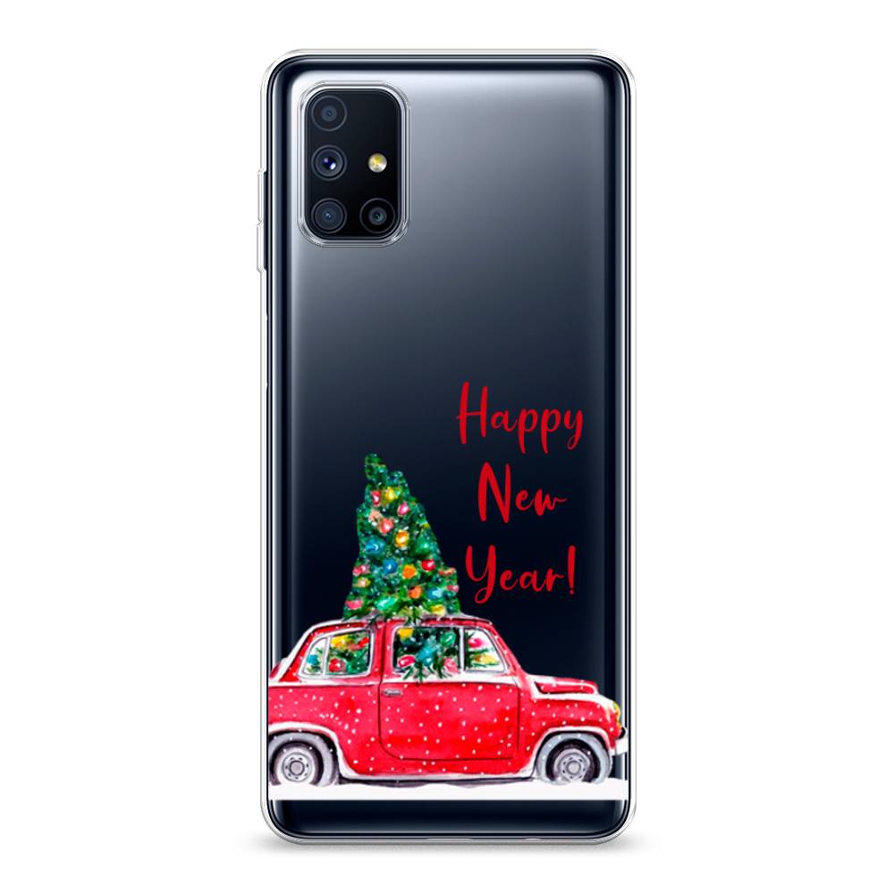 

Чехол на Samsung Galaxy M51 "Happy New Year", Красный;зеленый, 2101550-5