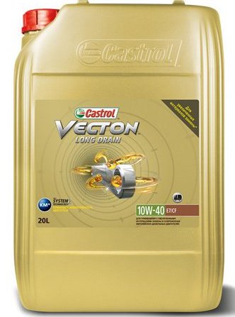 

Castrol vecton long drain 10W40 e6/e9 20l_масло моторн. синт.acea e6/e7/e9,volvo vds-4,
