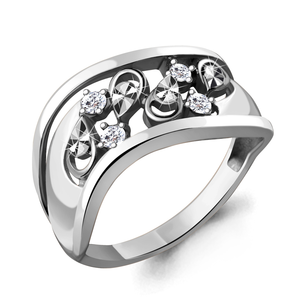 

Кольцо из серебра с фианитом Aquamarine Aquamarine 68851А_925_р р. 19,5, 68851А_925_р