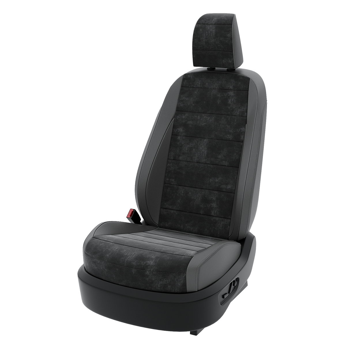 

Чехлы на сиденья Центр Авточехлов для Renault Sandero 2 CNTRA1495F-С2-588 Экокожа, Серый, CNTRA1495