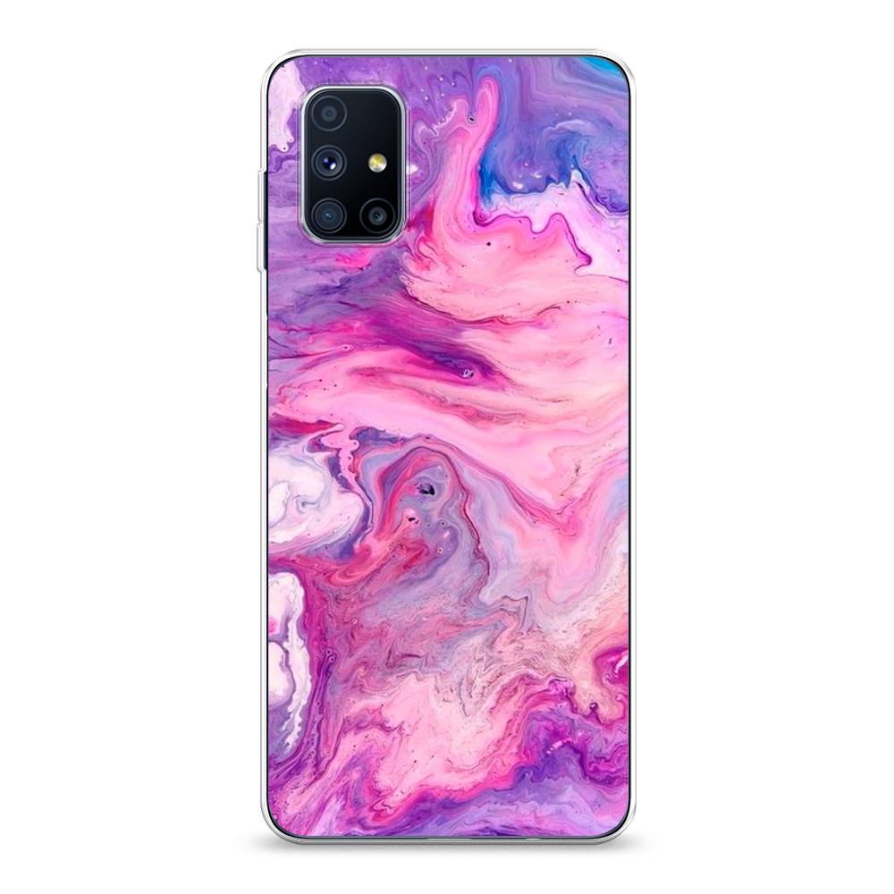 

Чехол на Samsung Galaxy M51 "Нежно-розовая абстракция", Розовый, 2101550-3
