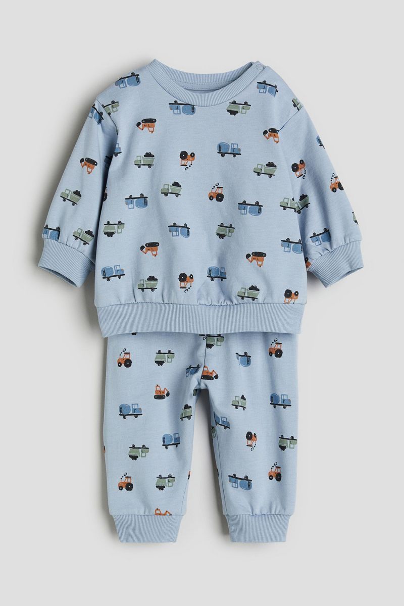 

Костюм повседневный детский H&M 1176634, голубой, 86, 1176634