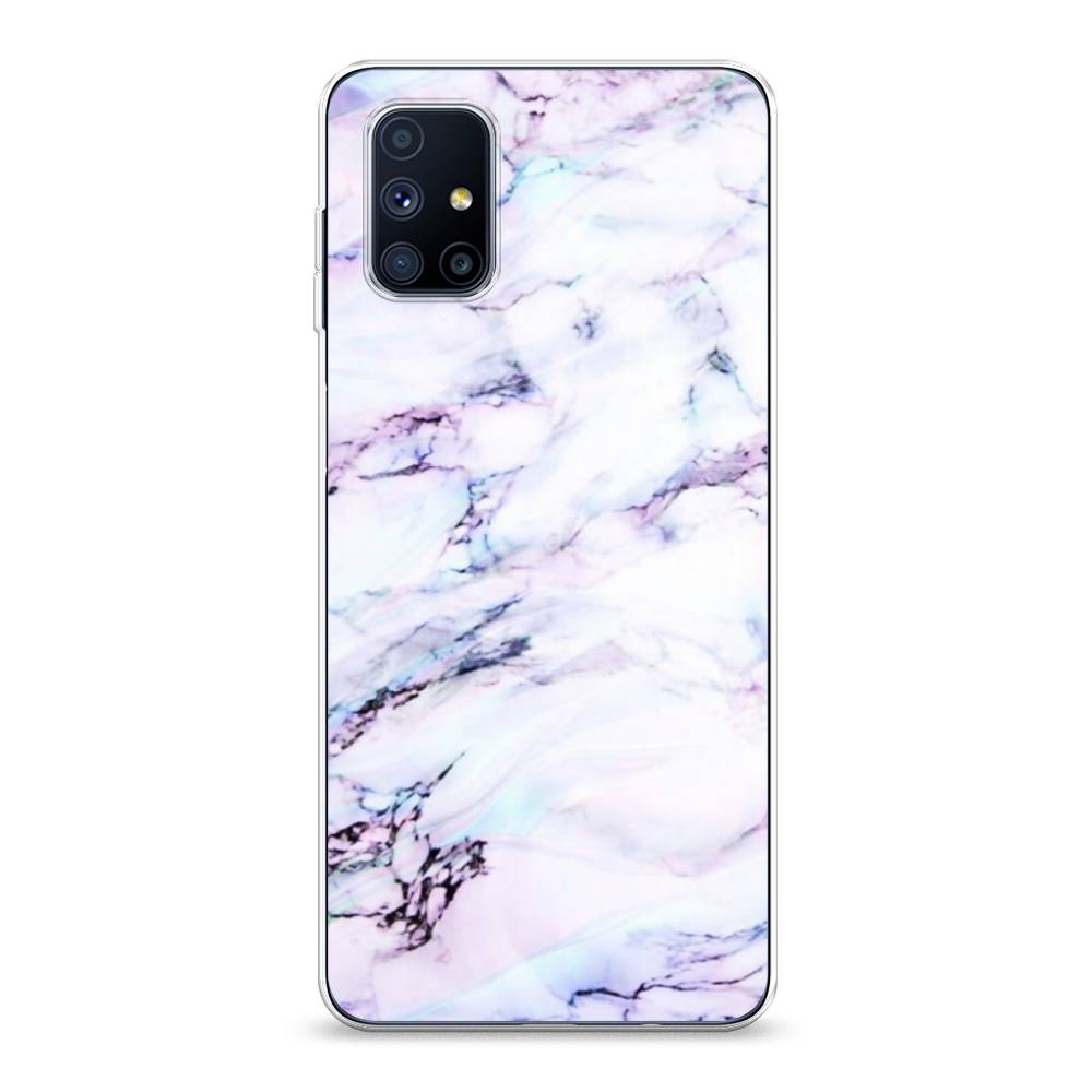 

Чехол на Samsung Galaxy M51 "Радужный мрамор", Серый;фиолетовый, 2101550-3