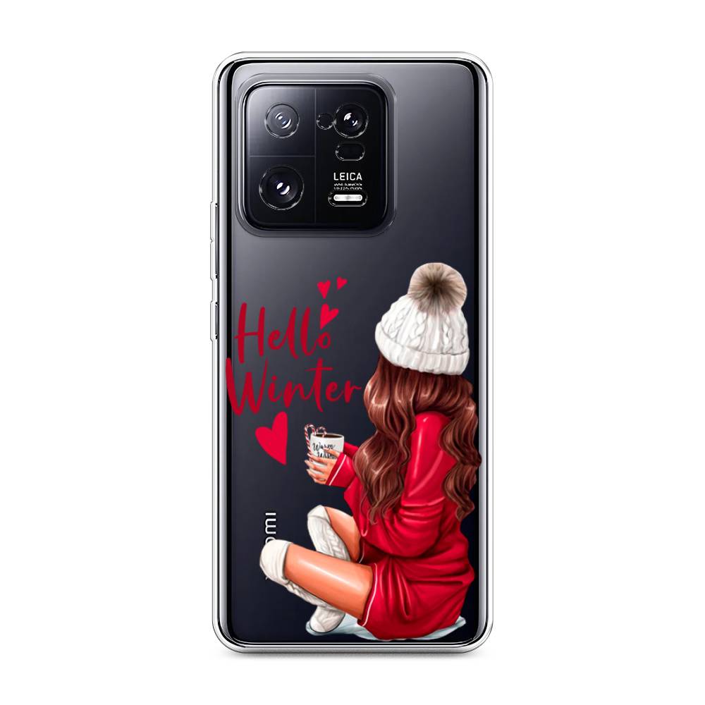 

Чехол на Xiaomi 13 Pro 5G "Hello winter", Красный;белый;коричневый, 317350-5