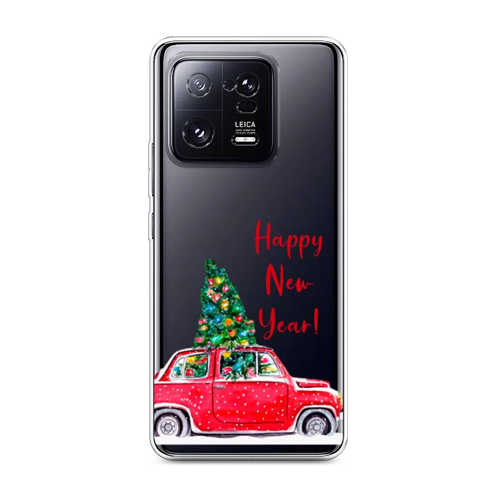

Чехол на Xiaomi 13 Pro 5G "Happy New Year", Красный;зеленый, 317350-5