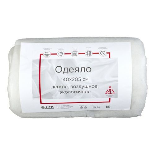 

Одеяло НТК Спанбонд 140 х 205 см хлопок белое, Белый