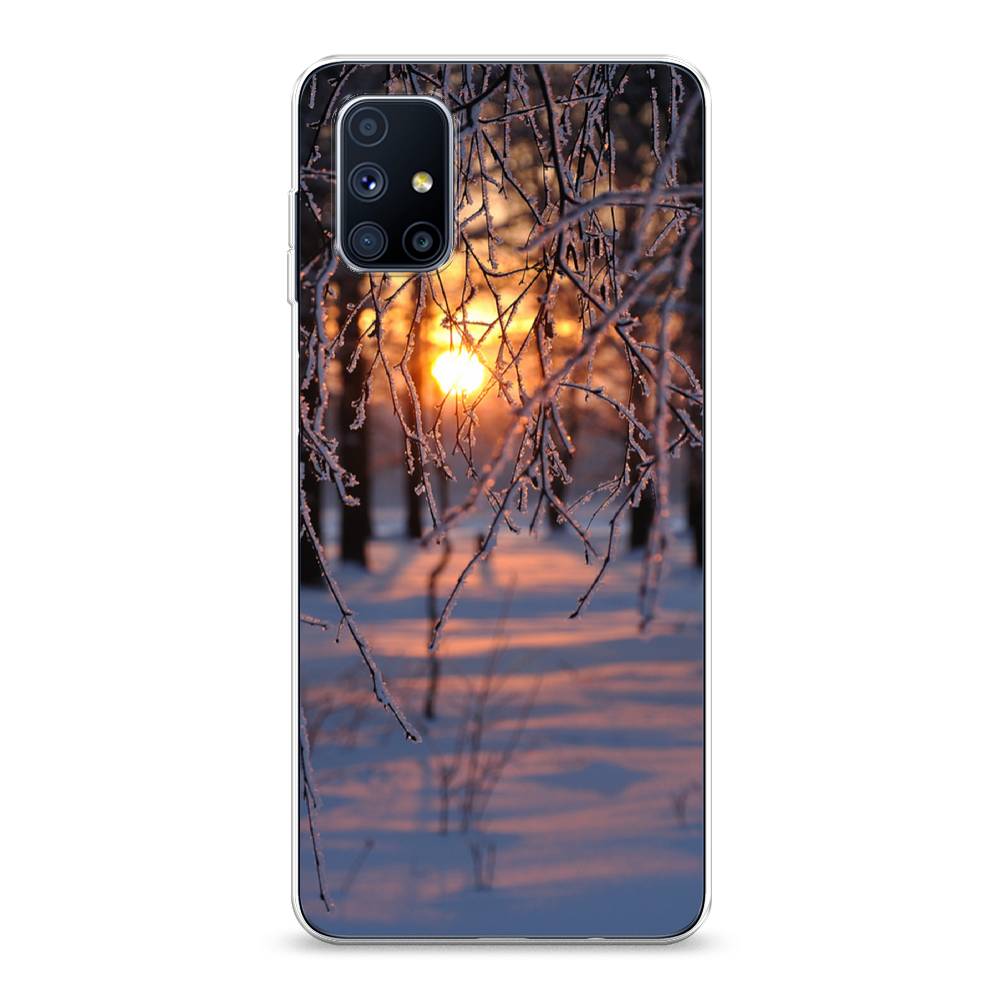 

Чехол на Samsung Galaxy M51 "Зима 7", Оранжевый;розовый;черный, 2101550-2