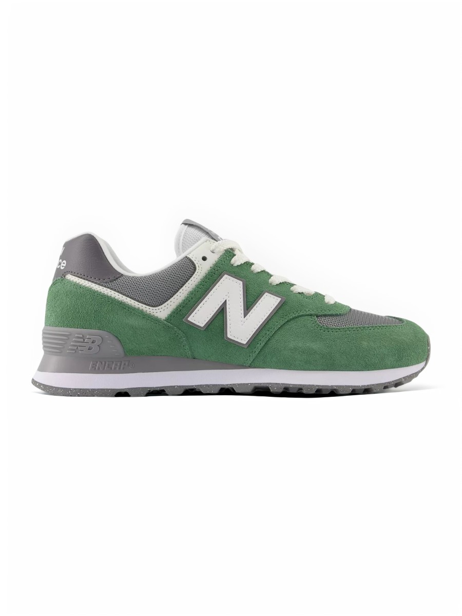 

Кроссовки унисекс New Balance 574 зеленые 6 US, Зеленый, 574