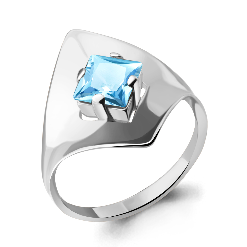 

Кольцо из серебра с топазом Aquamarine Aquamarine 6965602_925_р р, 6965602_925_р