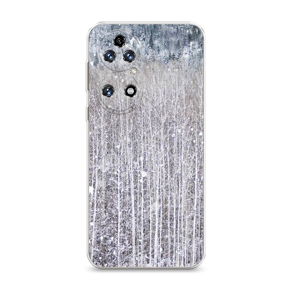 

Чехол на Huawei P50 "Снежный лес", Бежевый;серый;белый, 6104950-5