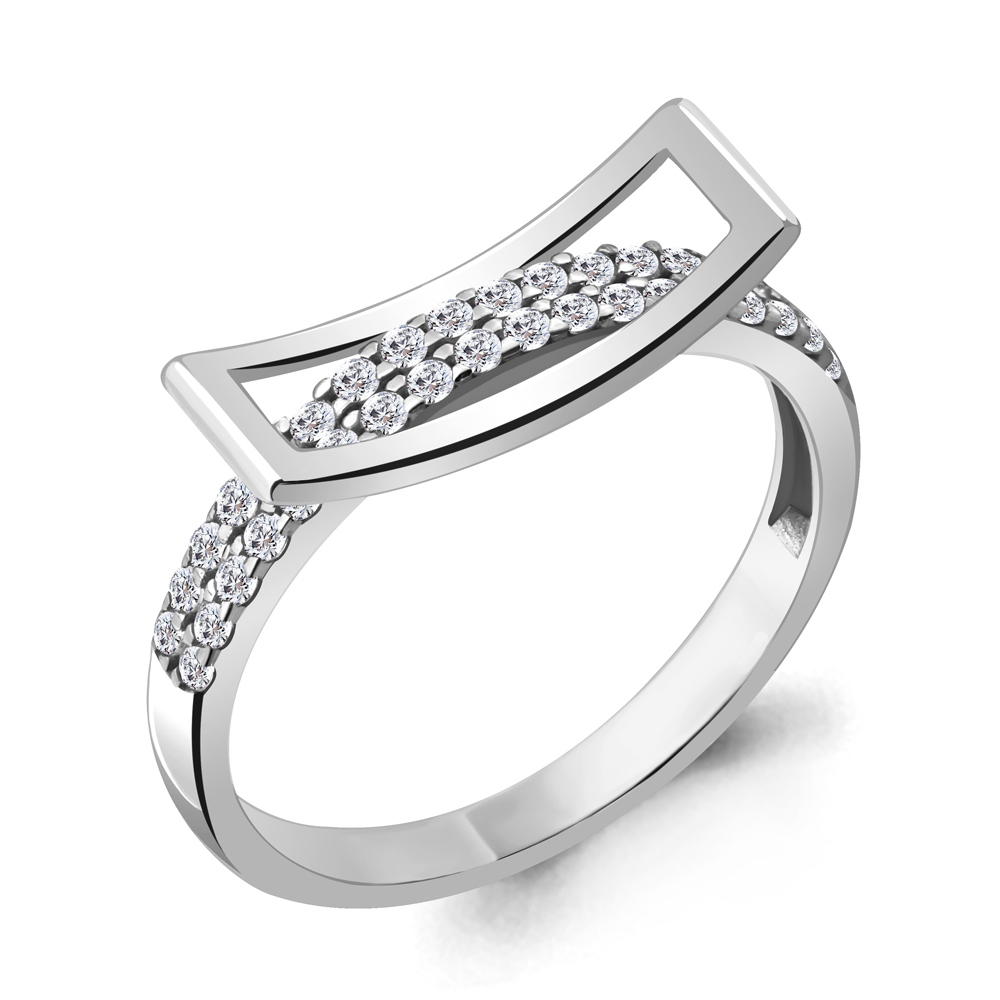 

Кольцо из серебра с фианитом Aquamarine Aquamarine 68835А_925_р р. 16,5, 68835А_925_р