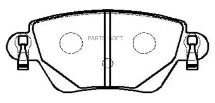 

Колодки тормозные дисковые FORD: Metrostar 1шт HSB HP9507