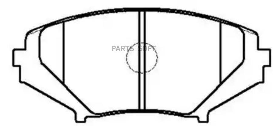 

Колодки Тормозные Дисковые Mazda: Rx-8 04- HSB HP8278