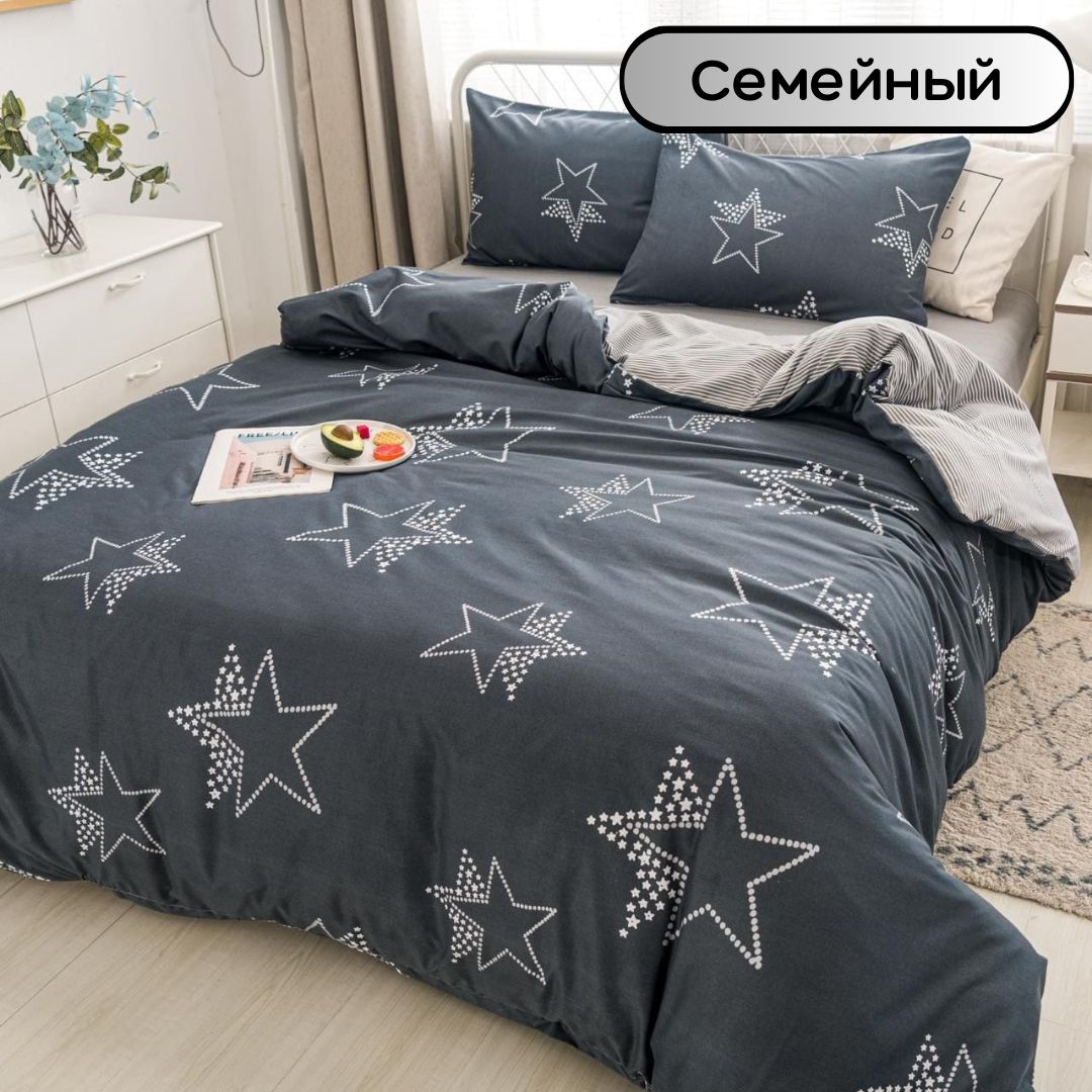 

Постельное белье Mency семейный сатин, 11.88.АВ-26цв