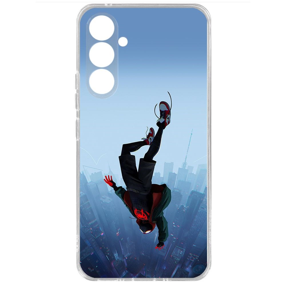 

Чехол-накладка Clear Case Человек-Паук. Майлз Моралес для Samsung Galaxy A54 5G (A546), Прозрачный