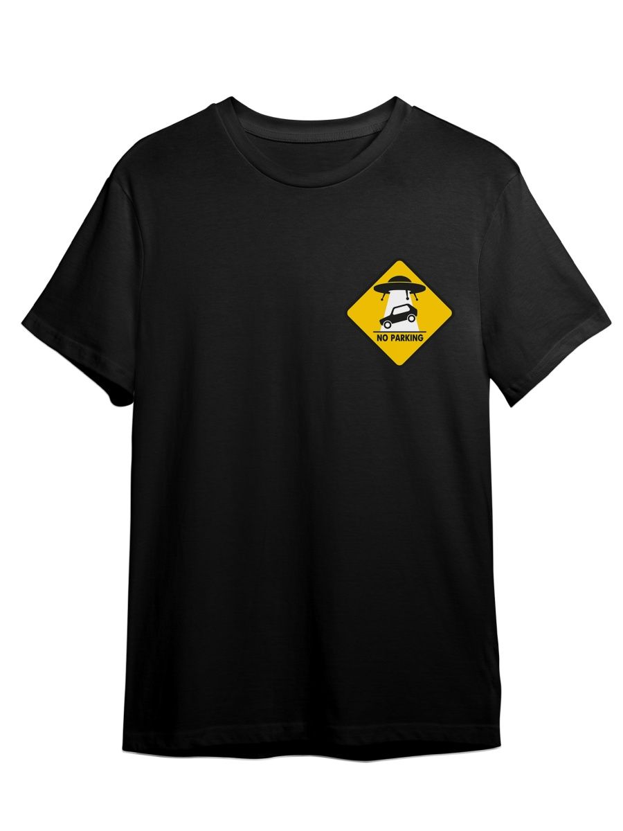 

Футболка унисекс СувенирShop UFO/НЛО/Парковка запрещена 2 черная L, Черный, "UFO/НЛО/Парковка запрещена" 2