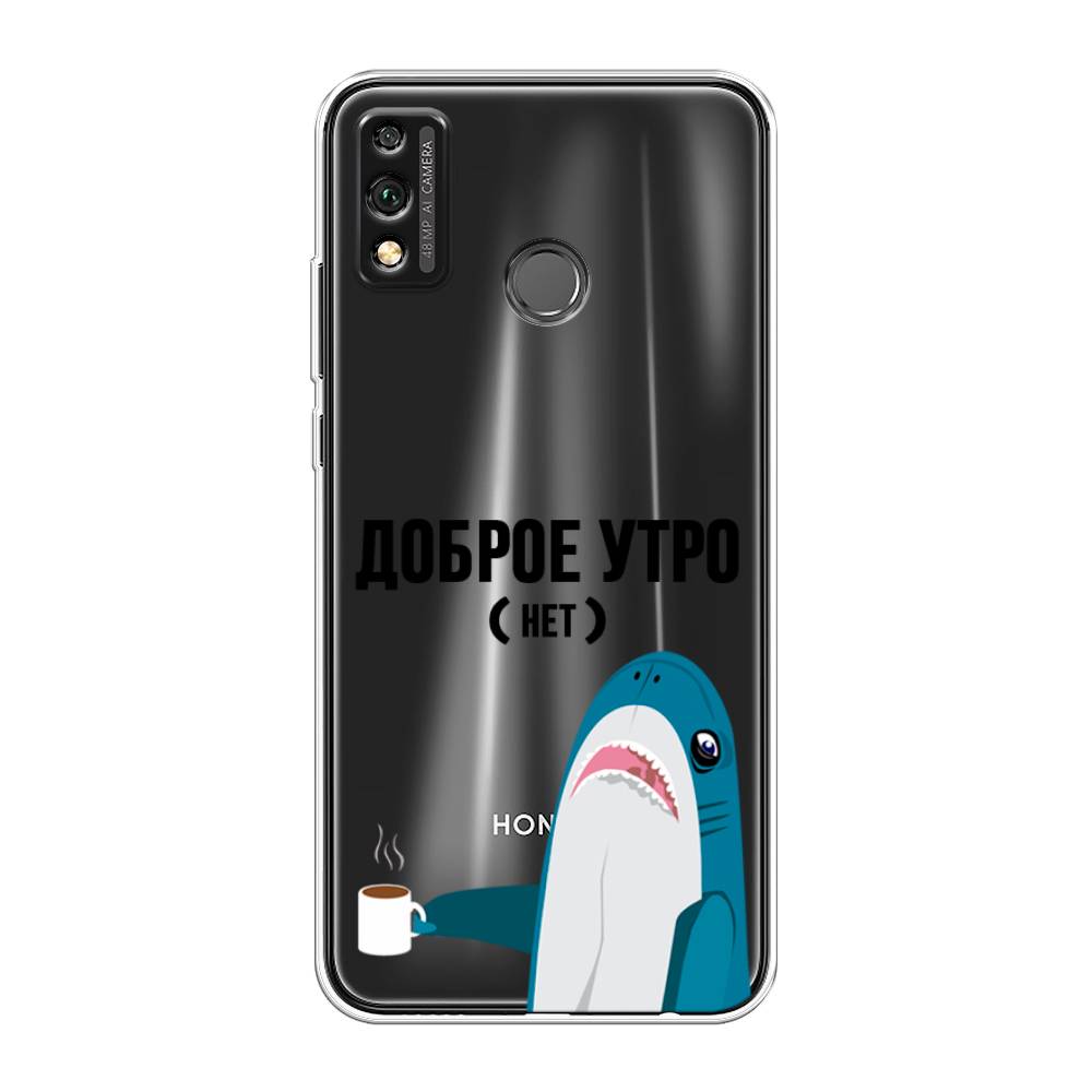 

Чехол Awog на Honor 9X Lite "Доброе утро", Синий;белый;черный, 6104250-2