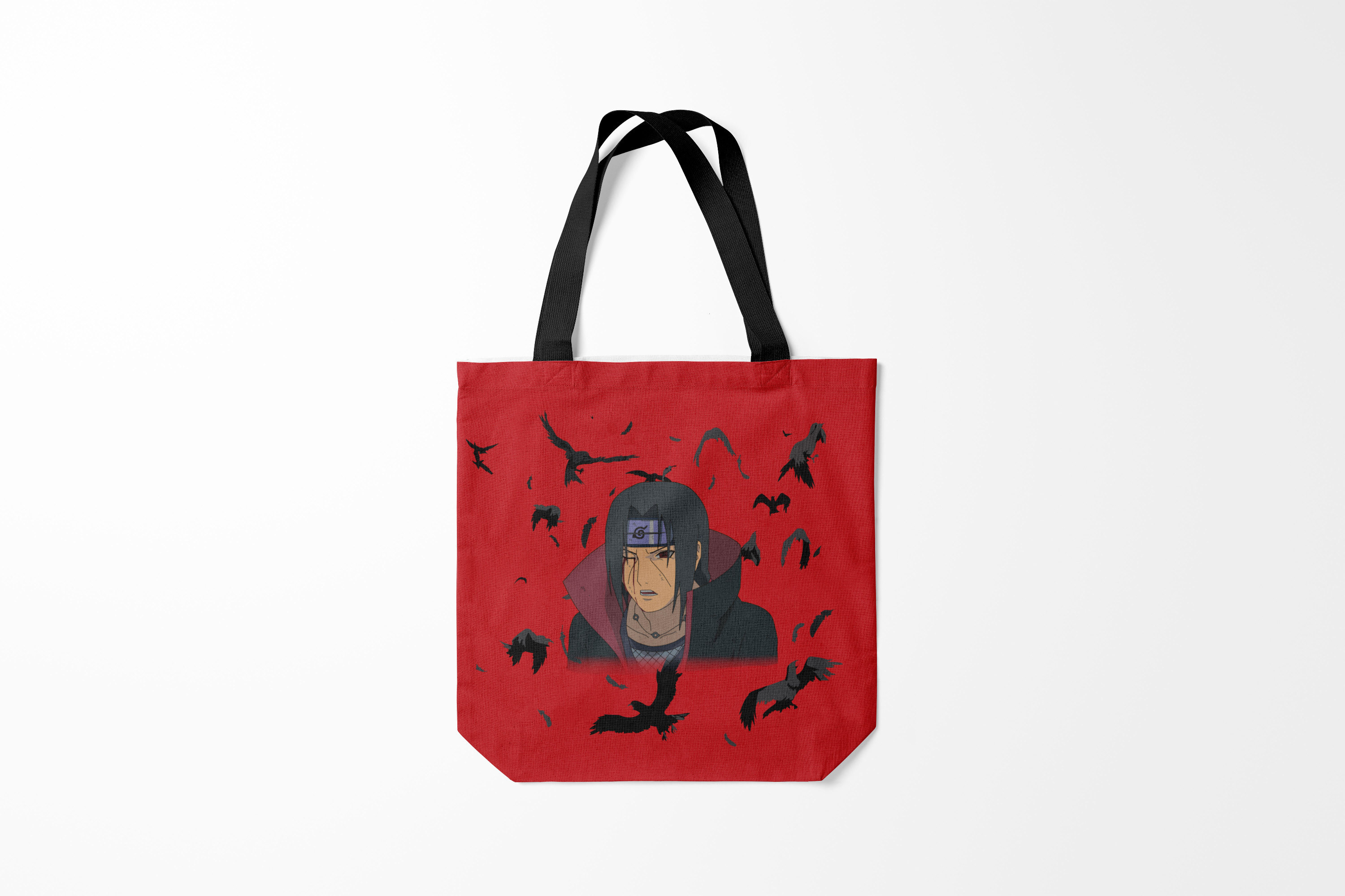 

Сумка шoппер унисекс Burnettie Uchiha Hitachi, красный, Uchiha Hitachi