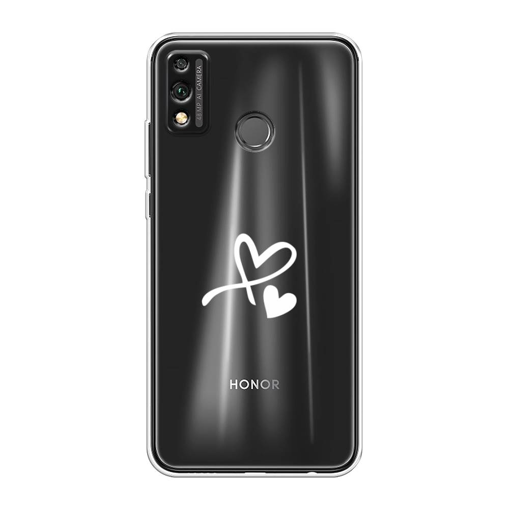 

Чехол Awog на Honor 9X Lite "Сердечко минимализм", Белый, 6104250-6