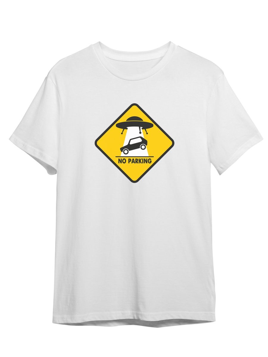 

Футболка унисекс СувенирShop UFO/НЛО/Парковка запрещена 1 белая M, Белый, "UFO/НЛО/Парковка запрещена" 1