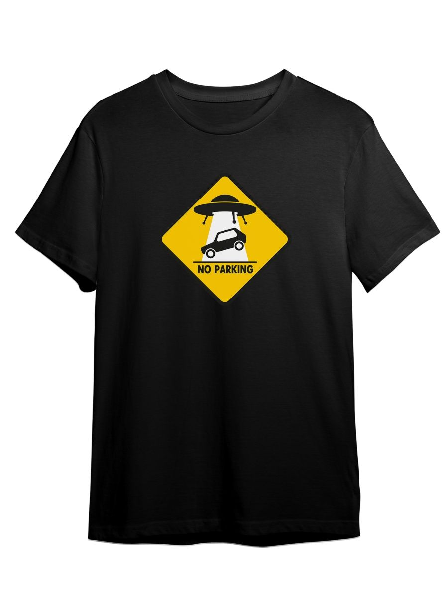 

Футболка унисекс СувенирShop UFO/НЛО/Парковка запрещена 1 черная L, Черный, "UFO/НЛО/Парковка запрещена" 1