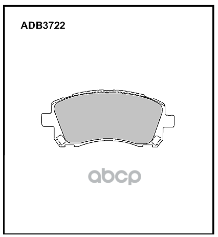 

Колодки Передние Subaru Forester/Impreza/Outback Allied Nippon Adb 3722 ALLIED NIPPON арт.