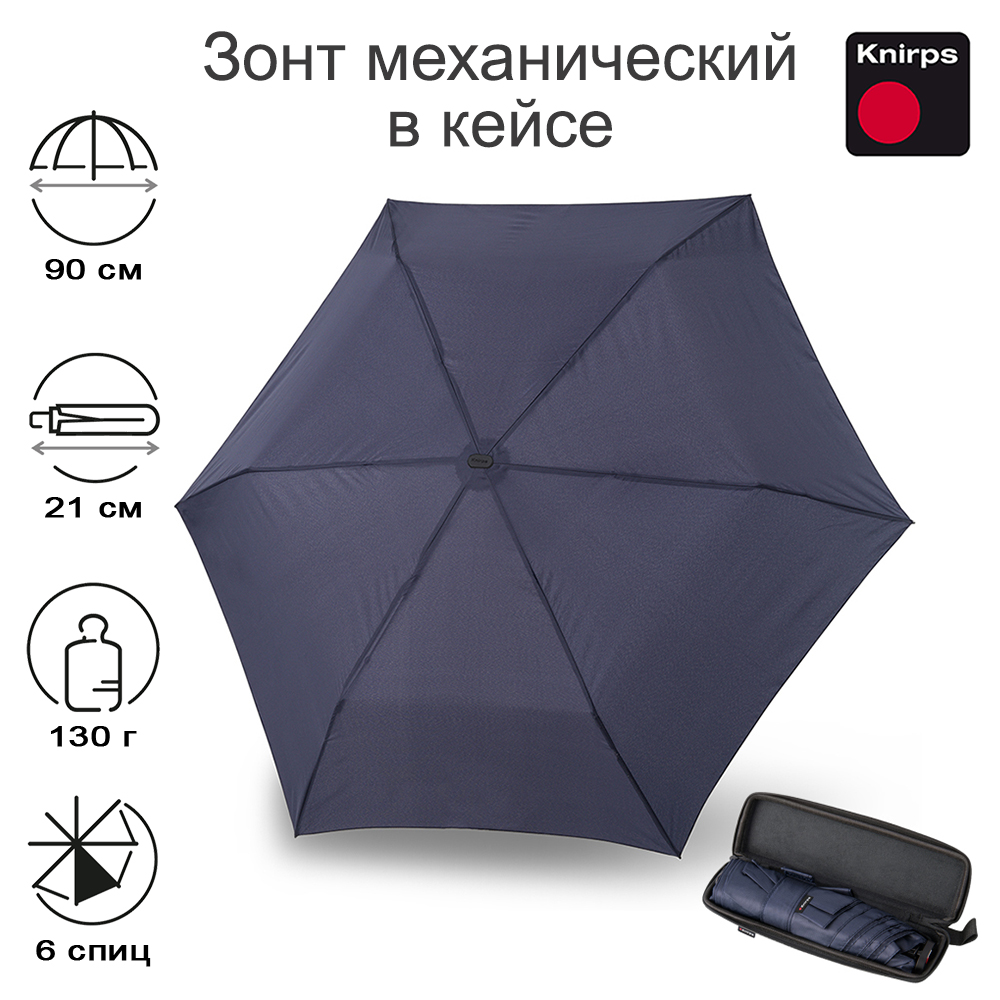 

Зонт мужской Knirps X4U navy, X4U