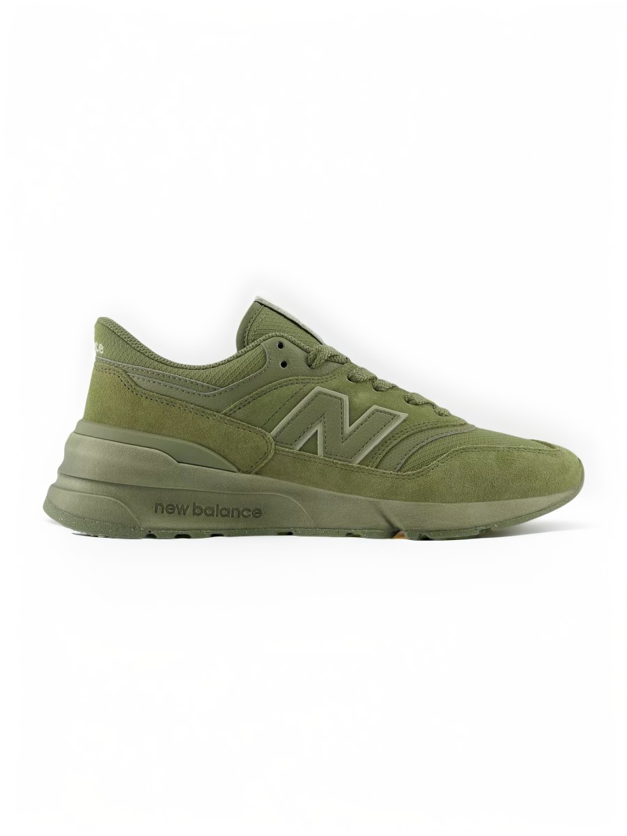 Кроссовки унисекс New Balance 997R зеленые 9.5 US зеленый