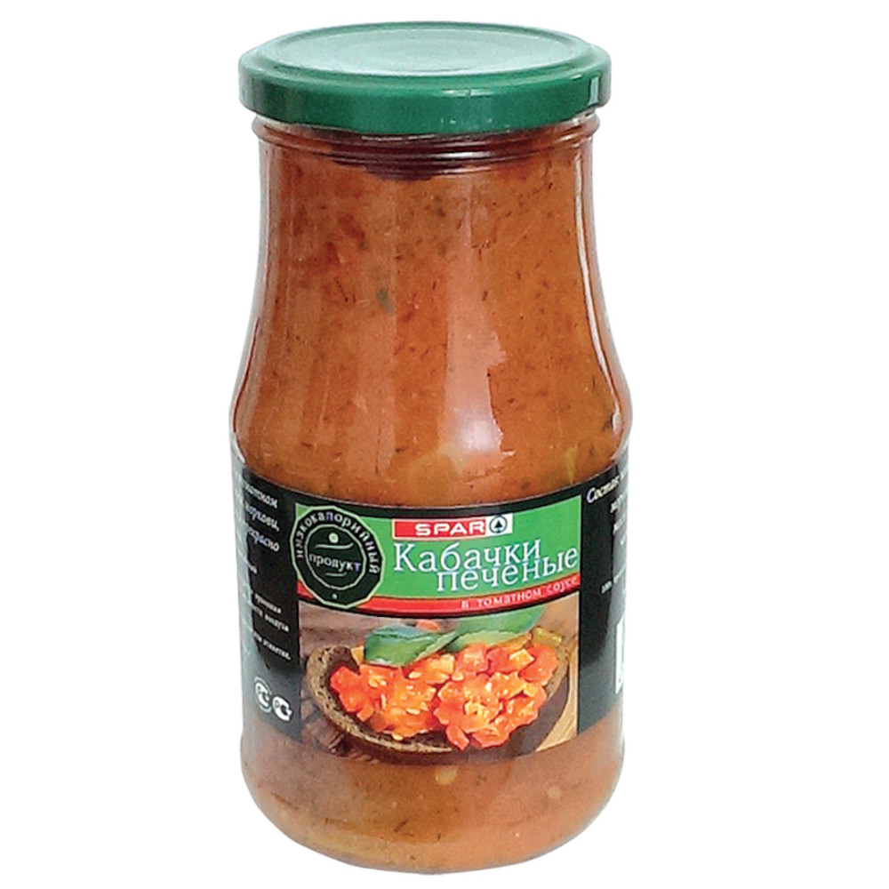 Кабачки Spar печеные в томатном соусе 520 г